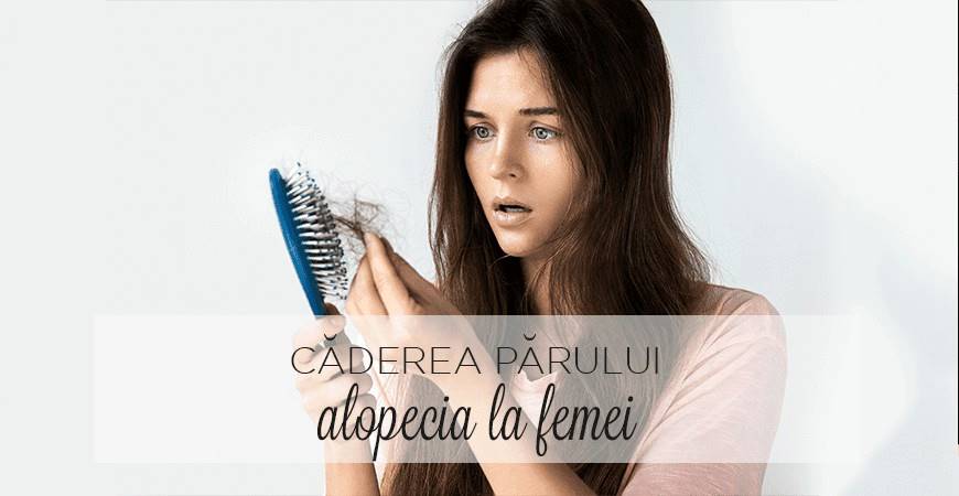 Alopecia - căderea părului la femei