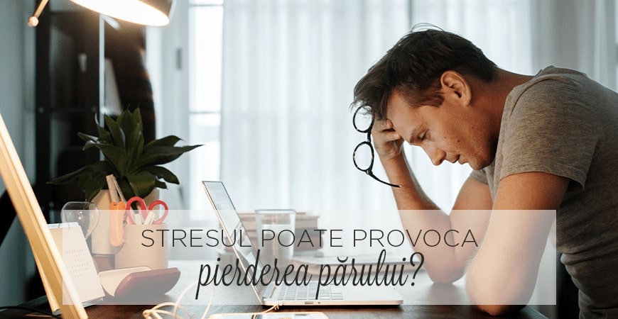 Stresul poate provoca pierderea părului?