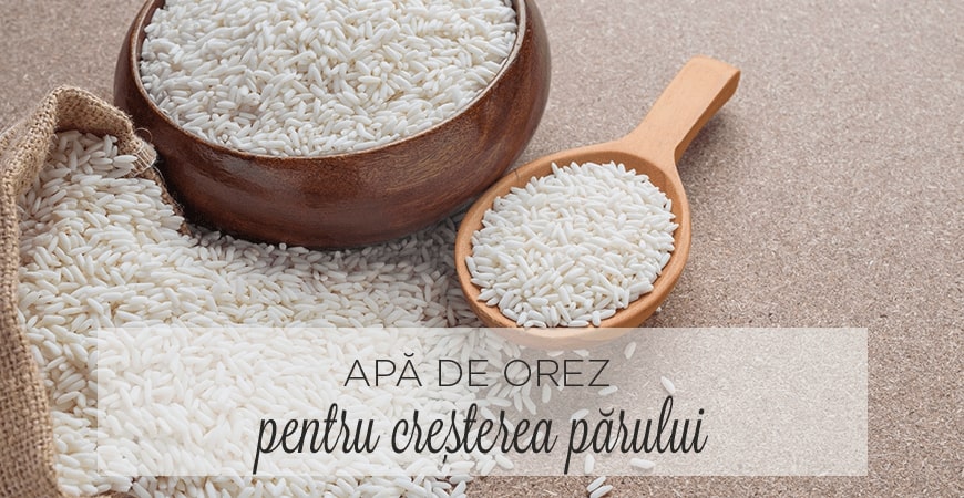 Apa de orez pentru creșterea părului