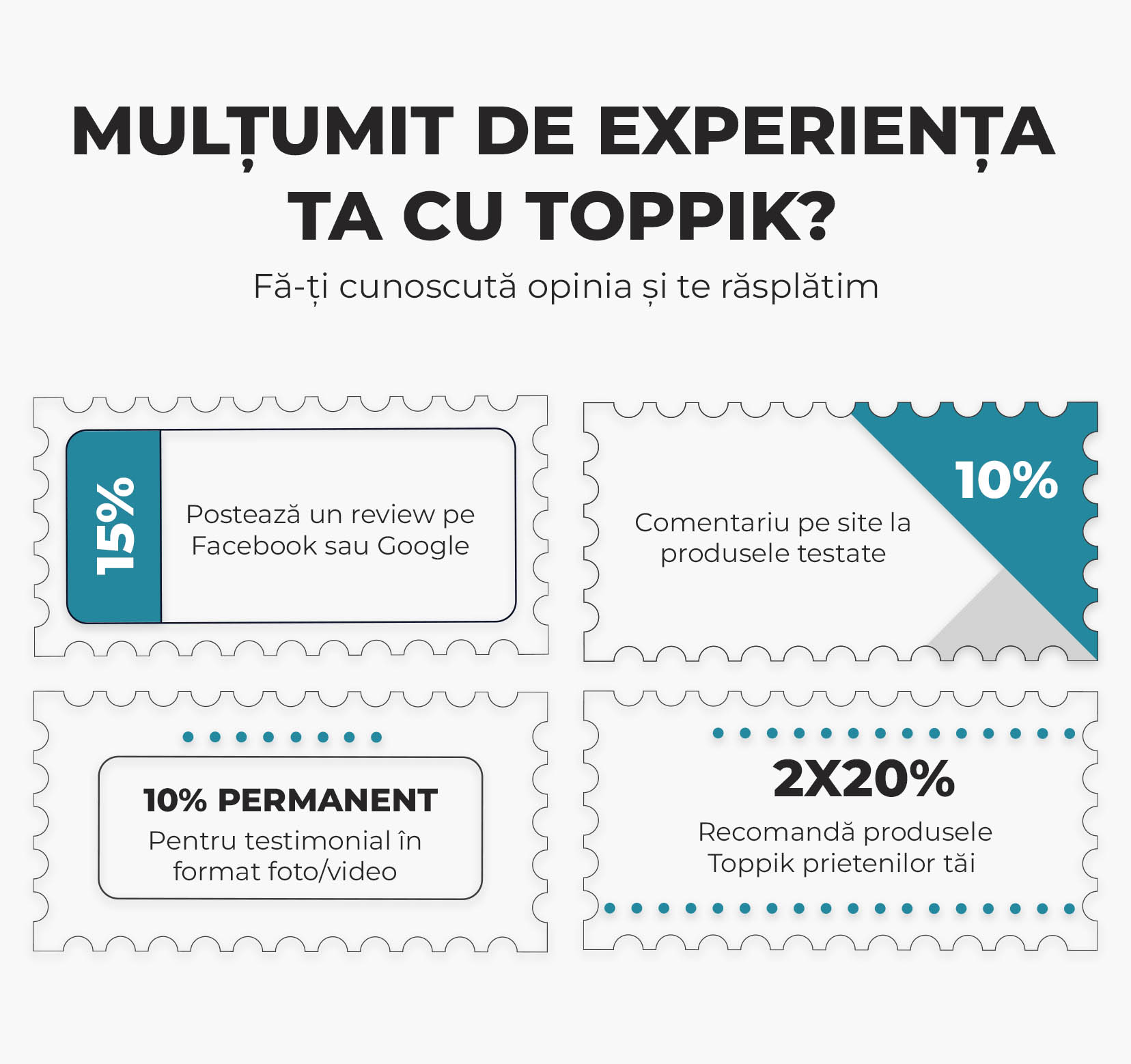 Politica de reduceri Toppik